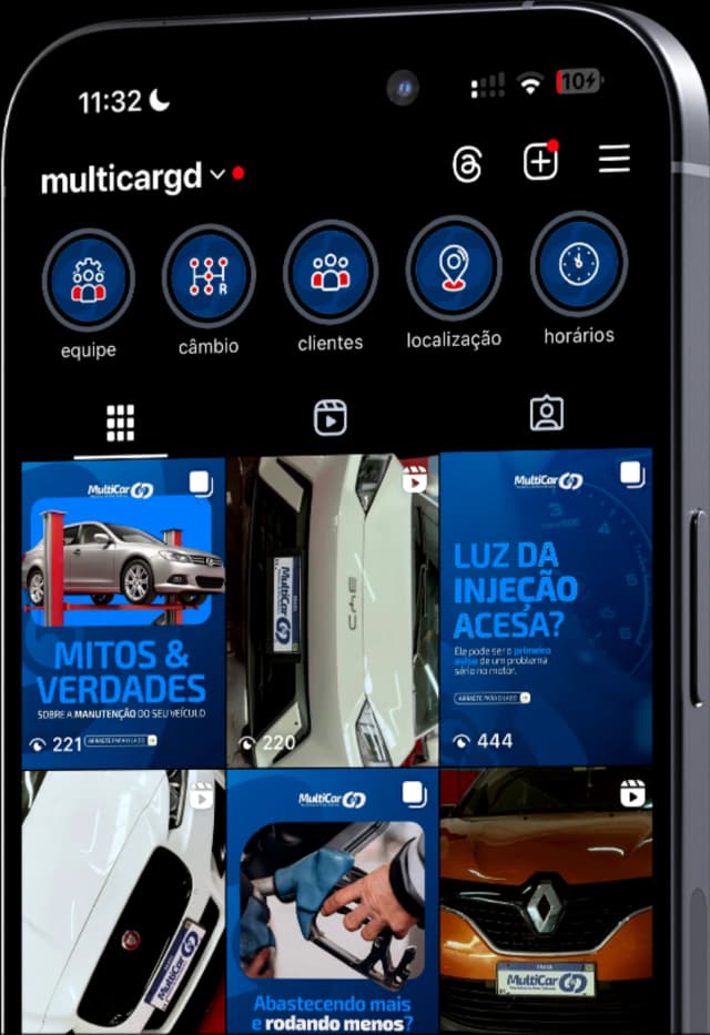 Mockup de perfil